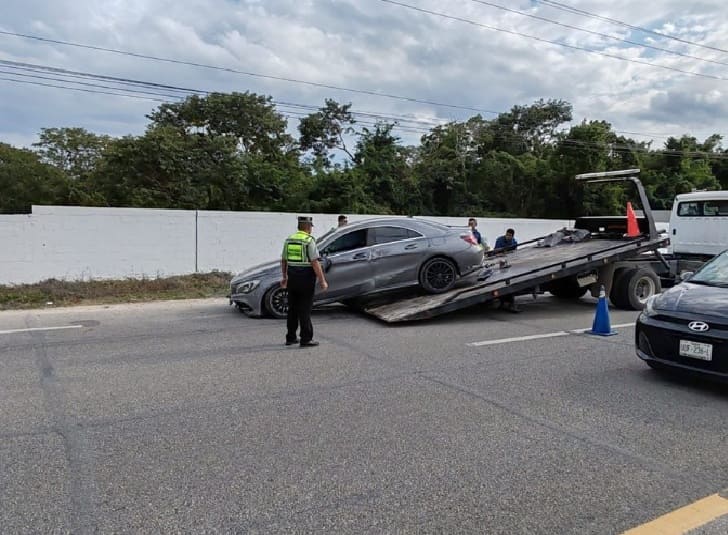 National Guard Highways attends to two vehicle crash south of PDC