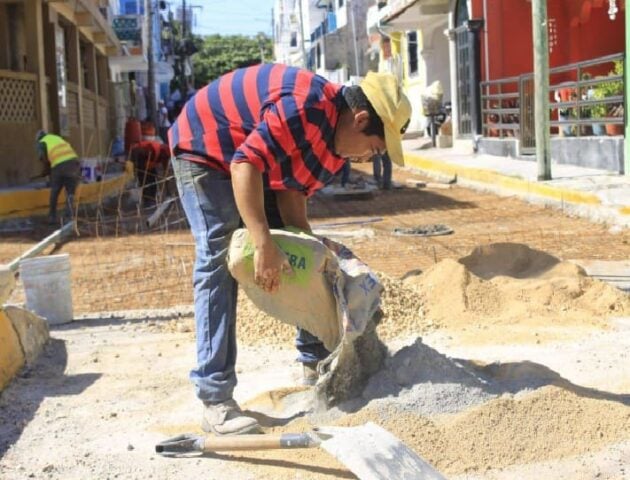 Island roads being rehabilitated across Isla Mujeres
