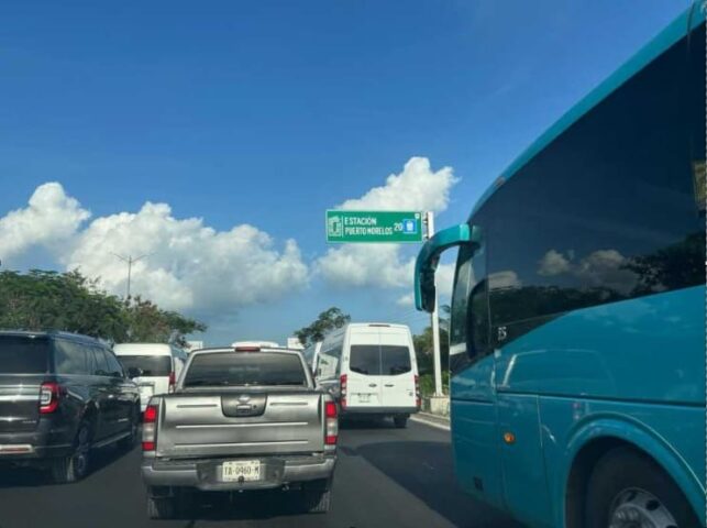 Roadwork and accident drives PDC to Cancun travel time to more than two hours