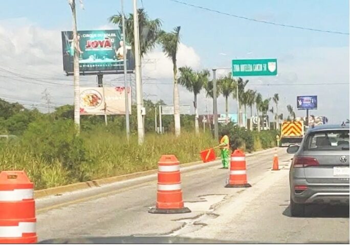 Federal highway repairs from Maya Train construction damage 60 percent finished