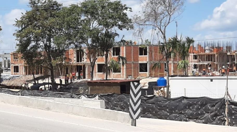 Housing complex for more than 100 military personnel being built in Chetumal