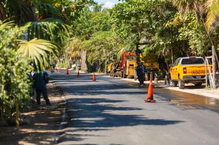 Mayor says Tulum coastal road rehabilitation project 'progressing steadily'