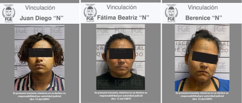 FGE says three charged in homicide of Playa del Carmen man
