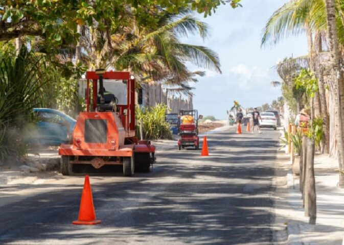 Mayor says repair of Tulum coastal corridor progressing
