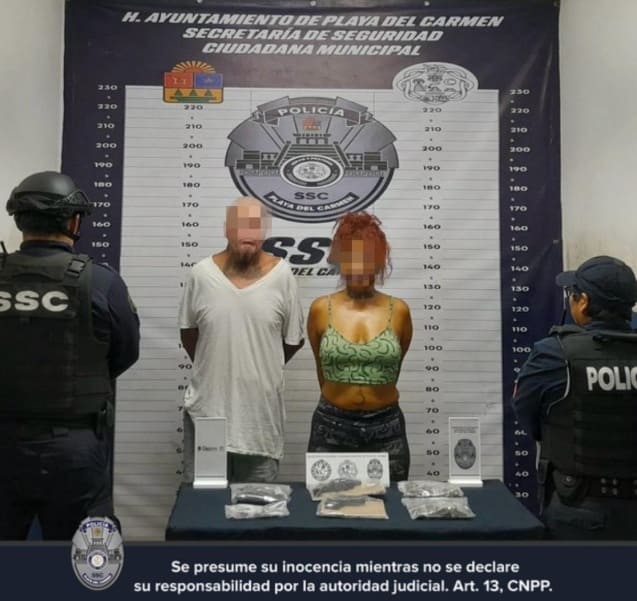 Patrolling police nab American man and Mexican woman on drug and firearm offenses