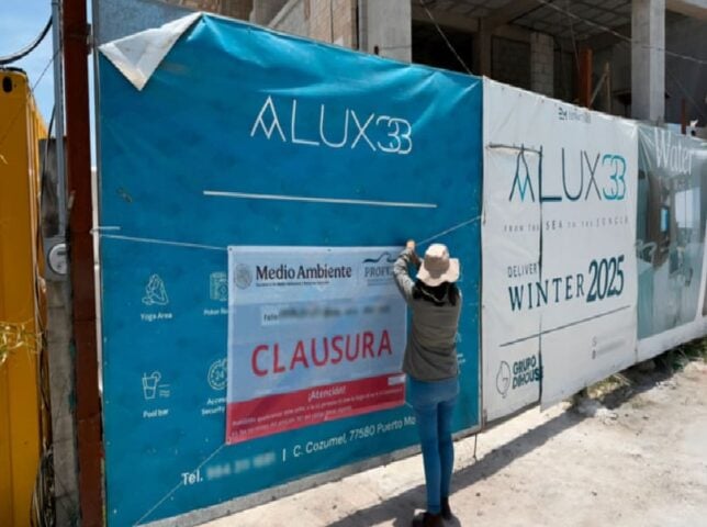 Federal inspectors shut down three illegal real estate developments in coastal Puerto Morelos