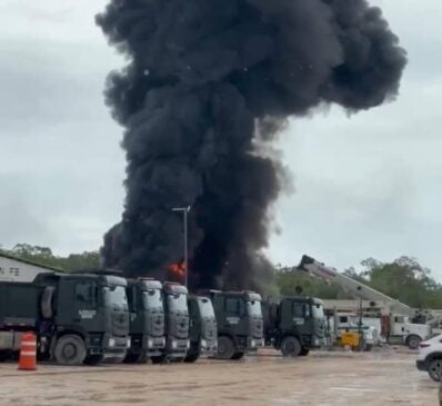 Sedena fuel tanker explodes inside military camp of Felipe Carrillo Puerto