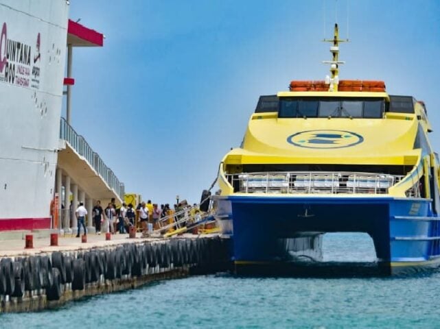 Island records increase in passenger traffic between Cozumel and Riviera Maya