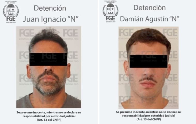 Two Argentines arrested in Playa del Carmen for car rental theft in Cancun