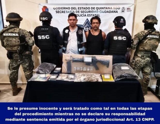 Pair with long-ranged firearm check-stopped on Felipe Carrillo Puerto highway