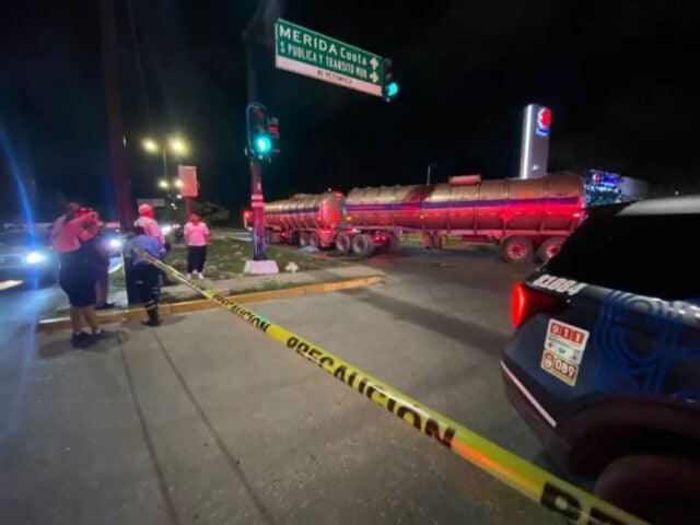 Electric bicycle rider killed in PDC intersection during collision with fuel tanker