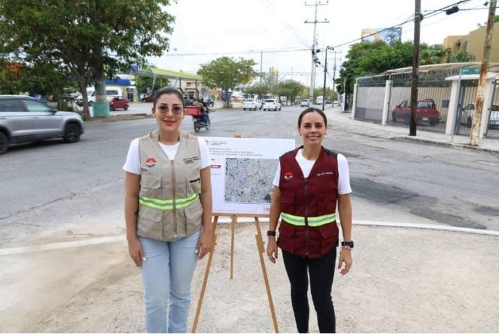 Cancun Mayor Ana Paty Peralta announces 218 million peso repaving project for Kabah Avenue