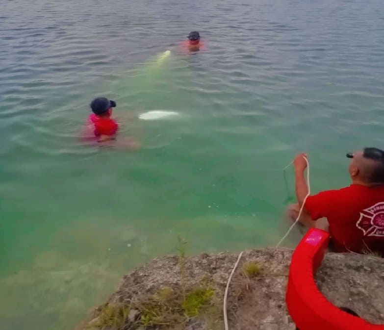 Search and recovery team locate body of Cancun lagoon swimmer
