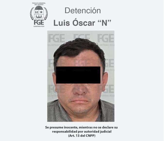 FGE reports arrest of suspect accused of hanging narco threat-messages around Cancun