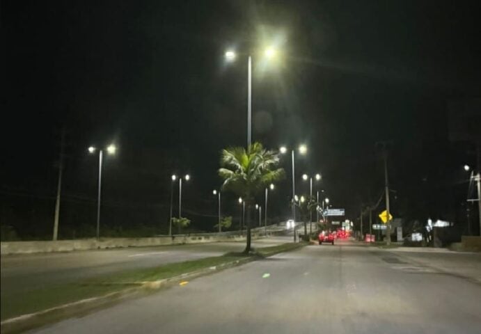 Public Lighting replaces 250 streetlights along Puerto Morelos section of federal highway