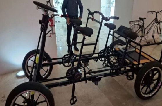 Local company develops hybrid human-powered vehicle for tourist use in Quintana Roo