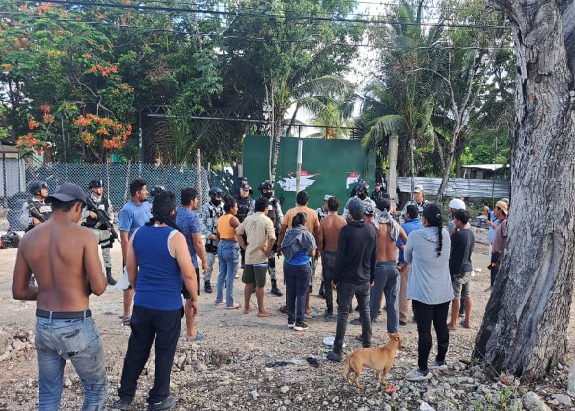 At least two injured in second aggressive Tulum land eviction