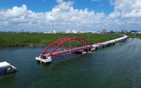 SICT says Cancun’s Nichupté Vehicular Bridge will be operational for December
