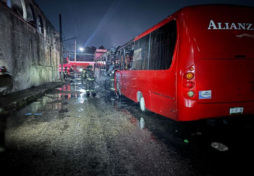 Investigation continues to early morning fire of company buses