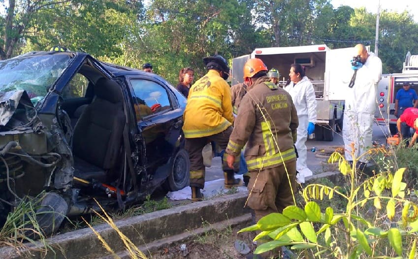 Cancun driver killed in multi-vehicle city crash