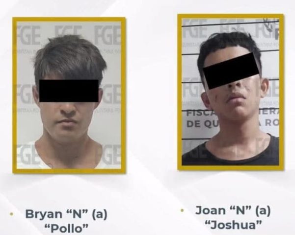 Two male suspects in custody for at least four Cancun murders