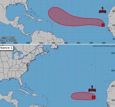 Tropical Storm Erin expected to develop while changing course now for the Caribbean