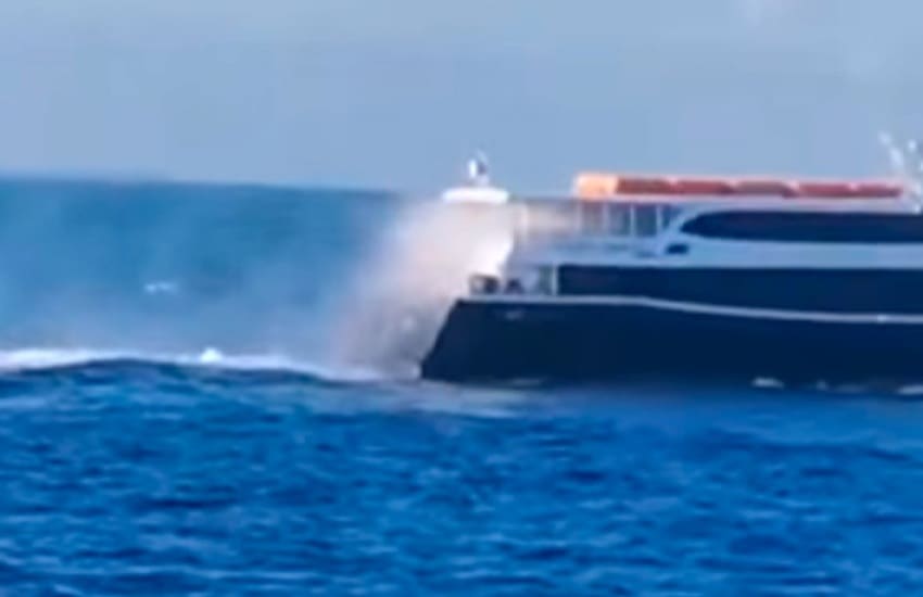 Ferry fleet suspended for day after vessel begins to smoke leaving Cozumel