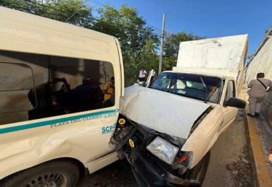 Loss of brakes said cause of Puerto Aventuras rear end that sent three to hospital