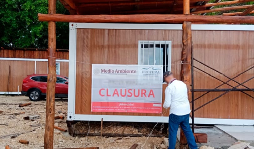 Federal officials close illegal Chac Estuary construction projects for lack of authorization