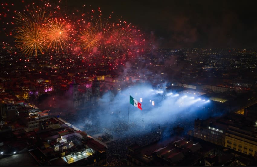 Mexico's first female president leads 215th Grito de Independencia ceremony