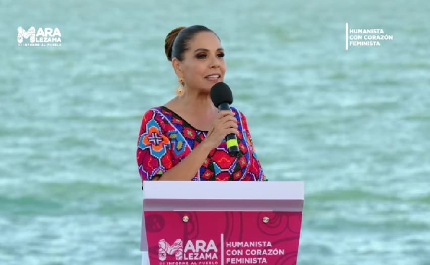 We're on the right track Governor Lezama highlighted in her Third Report to the People