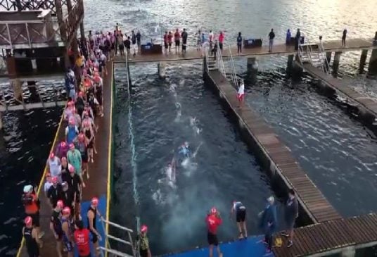Participant dies from medical complications during Ironman open water course