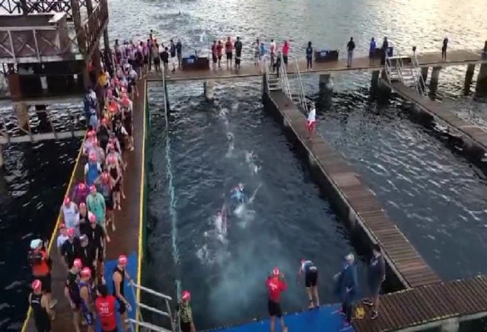 Participant dies from medical complications during Ironman open water course