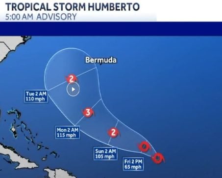 Third forecast storm to take on major hurricane status could also absorb second disturbance