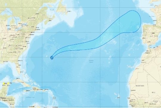 Azores to monitor hurricane as category 4 Gabrielle roars past Bermuda affecting coasts from North Carolina to Atlantic Canada