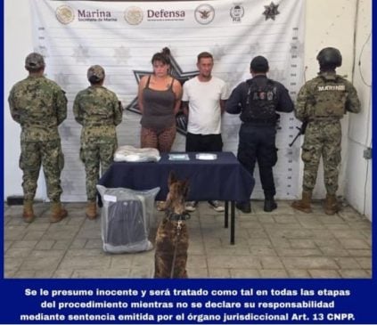 Narcotics dog sniffs out American pair off central Playa del Carmen beach