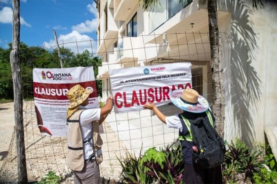 Inspectors close down four Isla Mujeres developments found selling land illegally