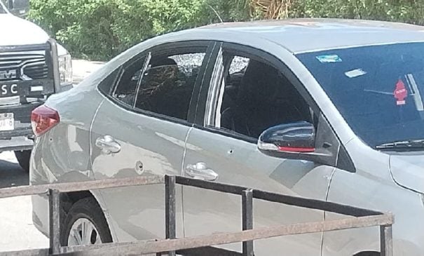 Thieves shoot up car in response to driver resisting assault
