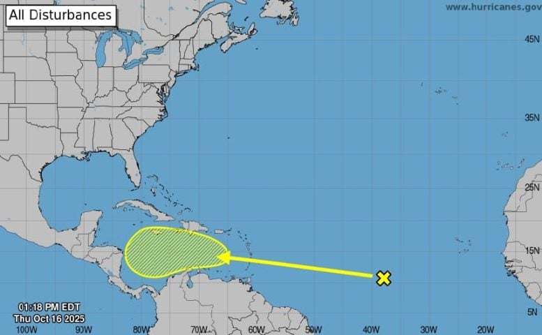 State monitoring first Atlantic system of the season actually headed for Caribbean waters