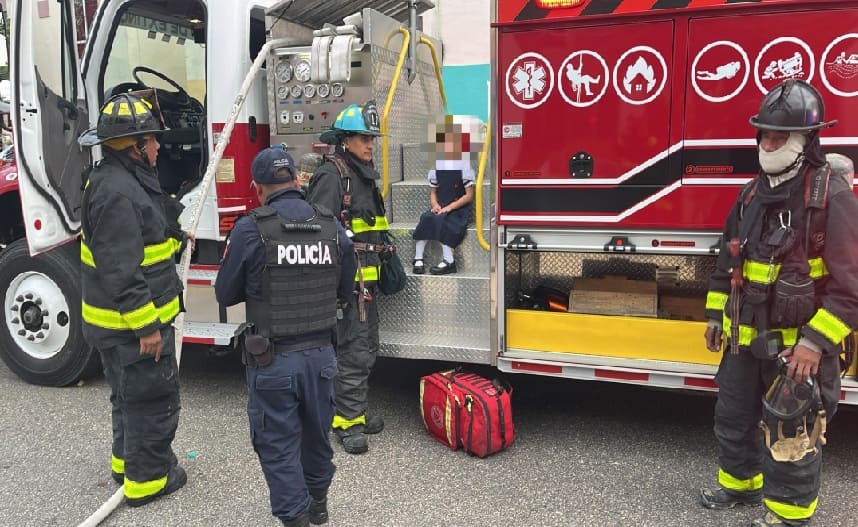 PDC firemen rescue 5 year old and dog from burning home