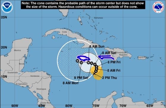 Melissa likely to gain category 4 strength before a sharp northeast turn