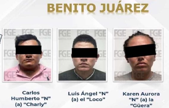 Three charged for back to back murders in Cancun