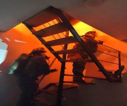 Afternoon fire consumes two-story Cancun home