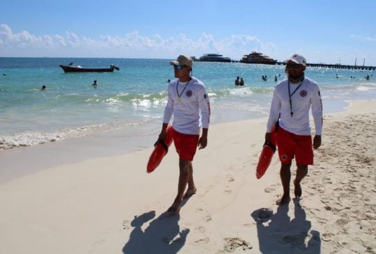 PDC lifeguards pull two from water in near drowning