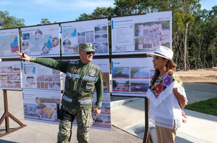 Officials verify Felipe Carillo Puerto Puerta al Mar road progress