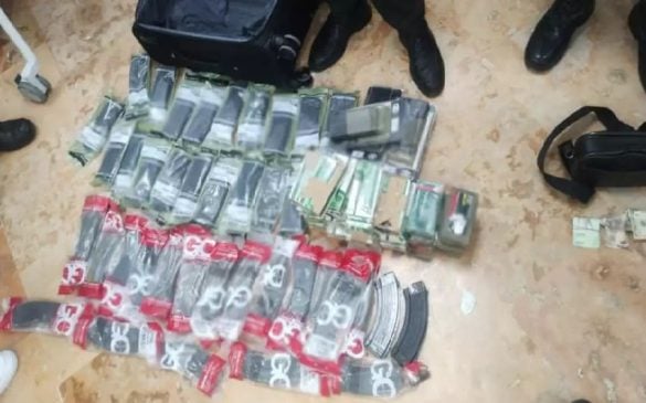 National Guard intercept private plane and arrest passengers found carrying weapons and narcotics