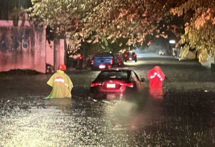 Playa del Carmen implements Operation Storm after two days of rain leaves streets flooded