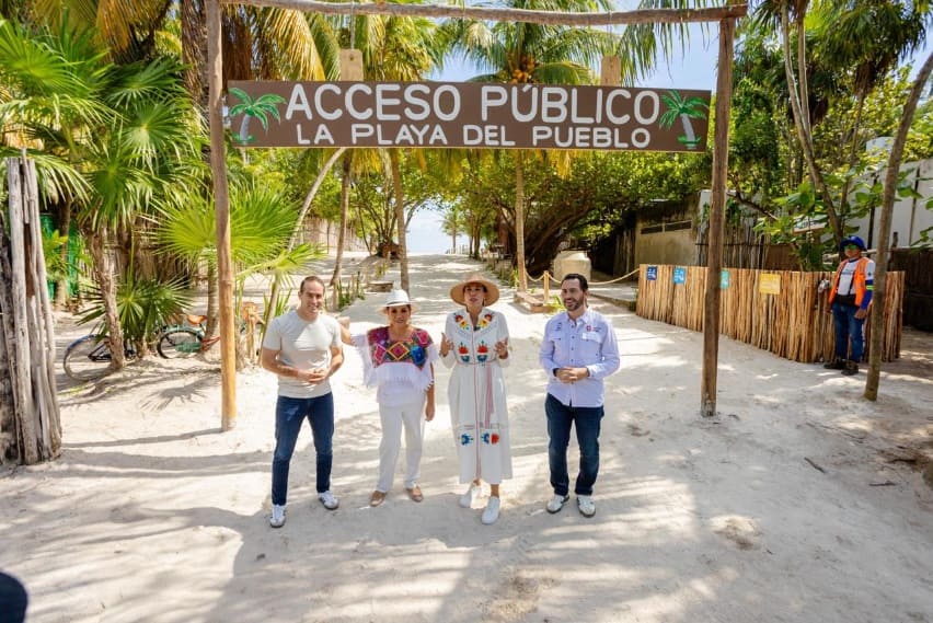Tulum Parque del Jaguar: Free and open access to public beaches