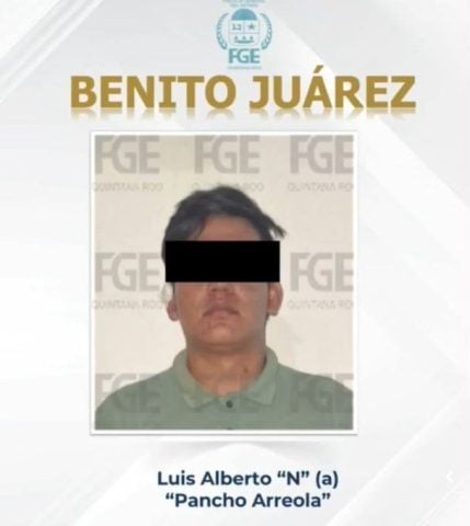 FGE details captured suspect connected to 14 drug-related murders between Cancun and Isla Mujeres
