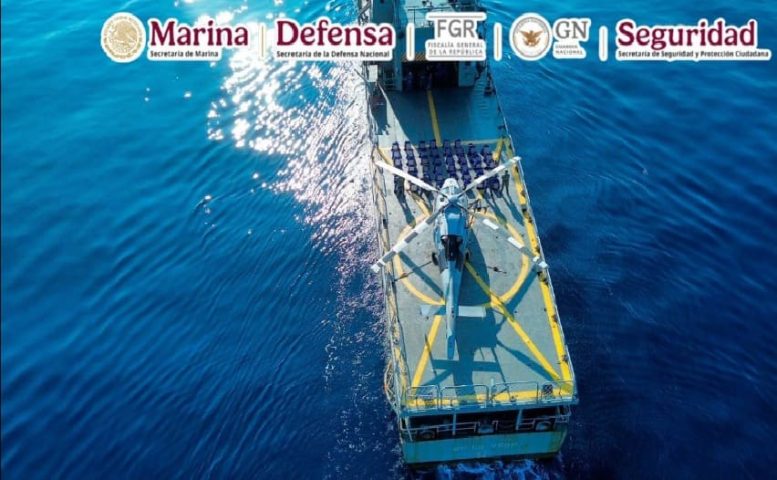 Mexico’s Navy seizes 2.5 tons of cocaine off the coast of Michoacán